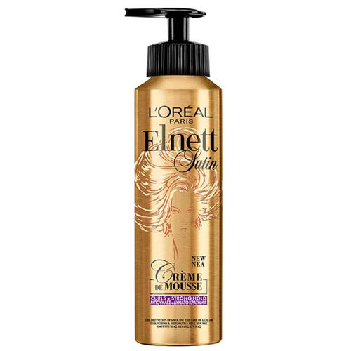 Studio Line Elnett Satin Mousse Pump 200ml Curls + Strong Hold