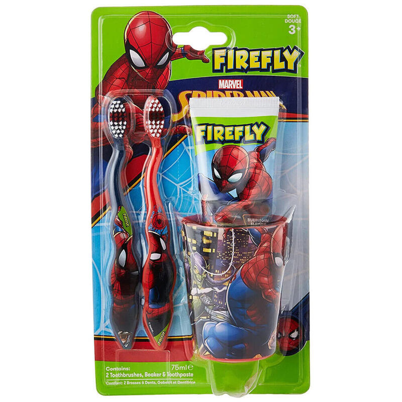 Firefly Dental Value Set Spiderman For 3+ Years Old 1s