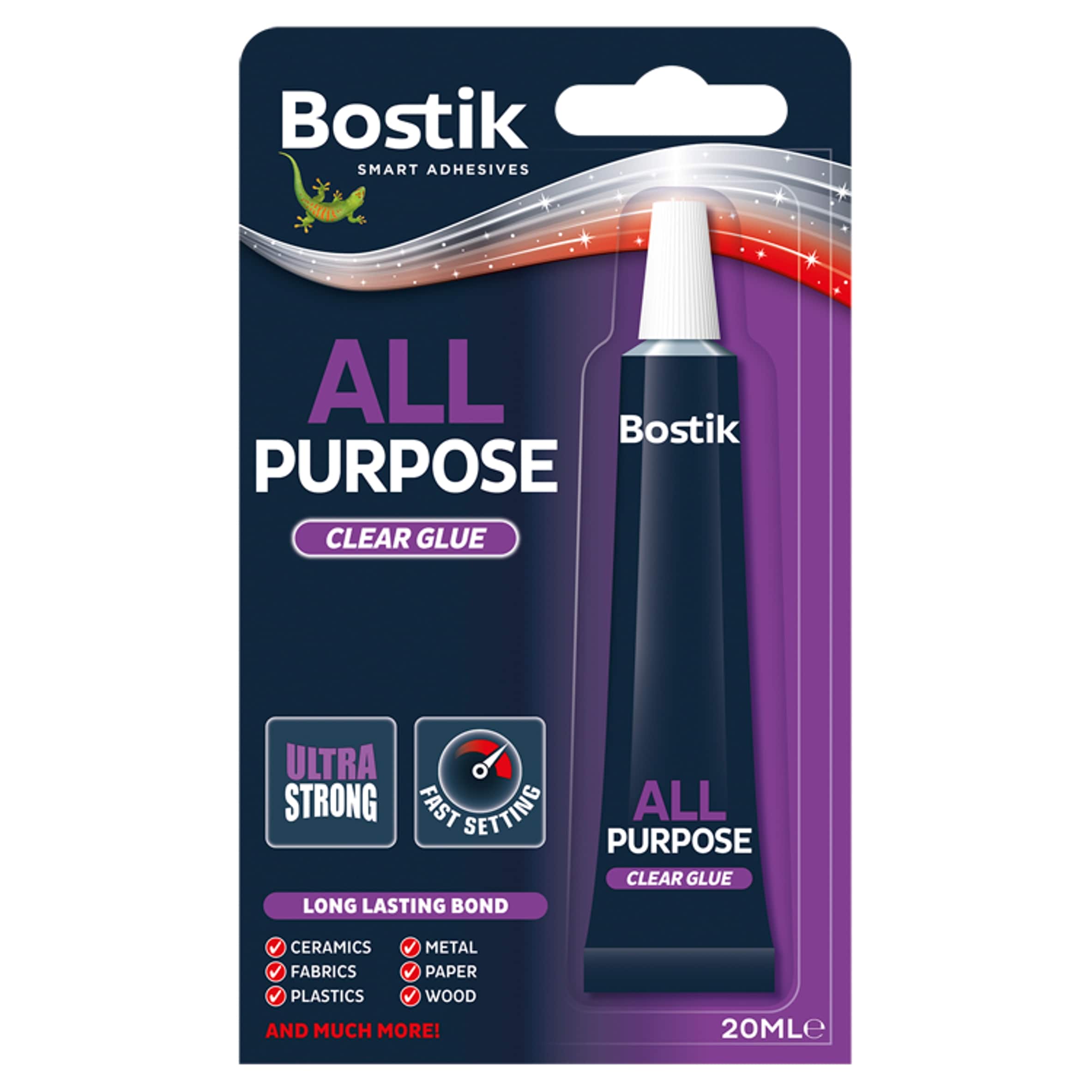 Bostik All Purpose Clear Glue 20ml