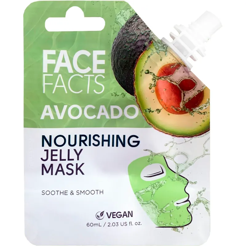 Face Facts Nourishing Jelly Mask Pouch 60ml Avocado