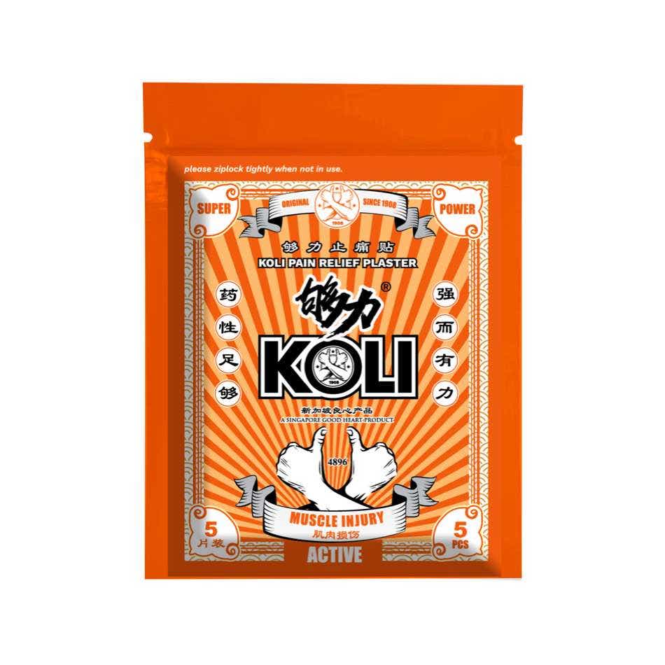 Koli Pain Relief Plaster - Muscle Injury 5 per pack