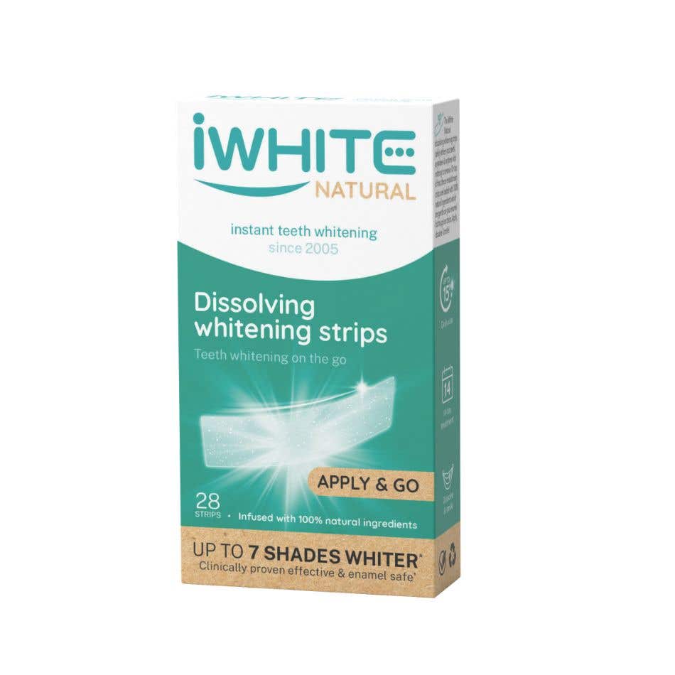 Iwhite Natural Dissolving Whitening Strips 28 per pack