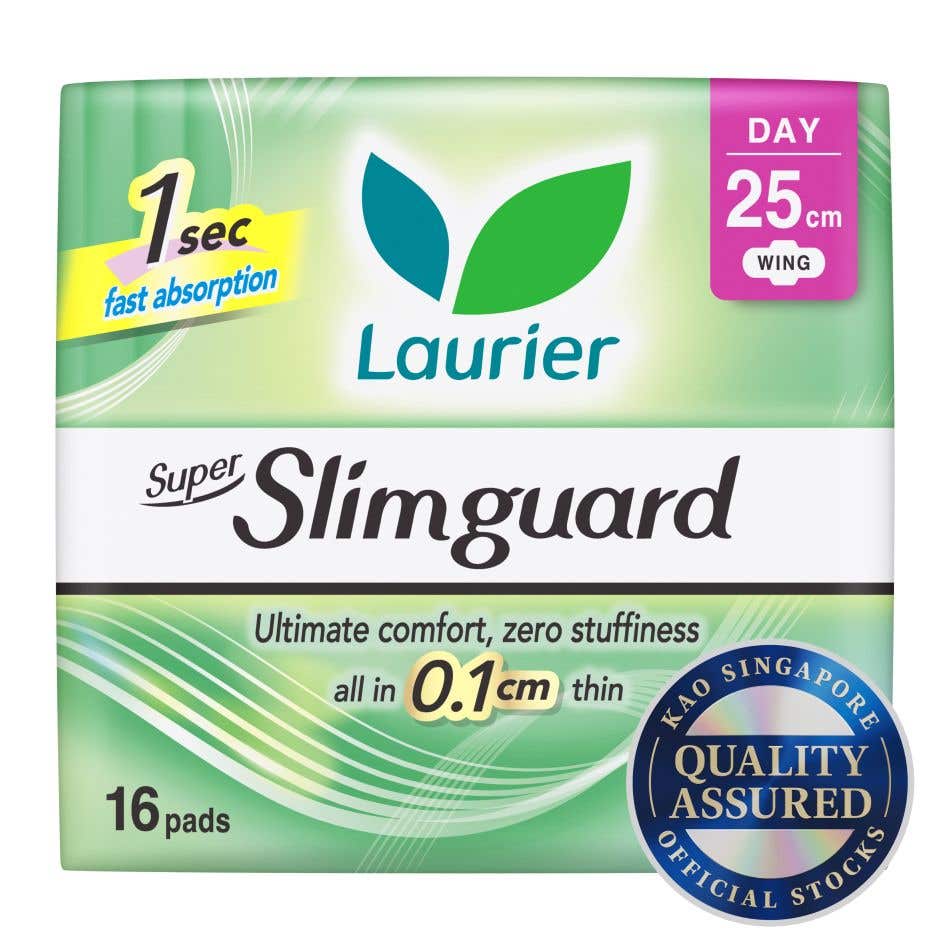 Laurier Super Slimguard Heavy Day 25cm - Wing 16 per pack