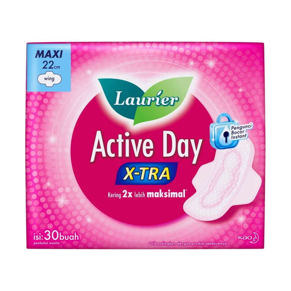 Laurier Pads - Active Day Supermax Wing 30 S