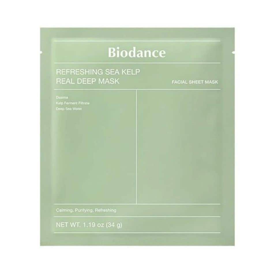 Biodance Face Mask 1s Refreshing Sea Kelp