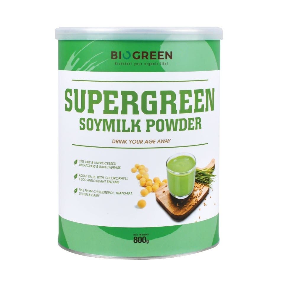 BIOGREEN Supergreen Soymilk - Organic Liver Health