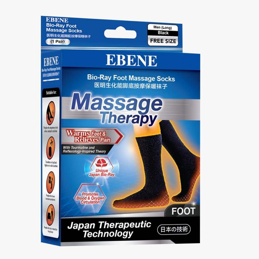 Ebene Bio Ray Tourmaline Sock Black Men