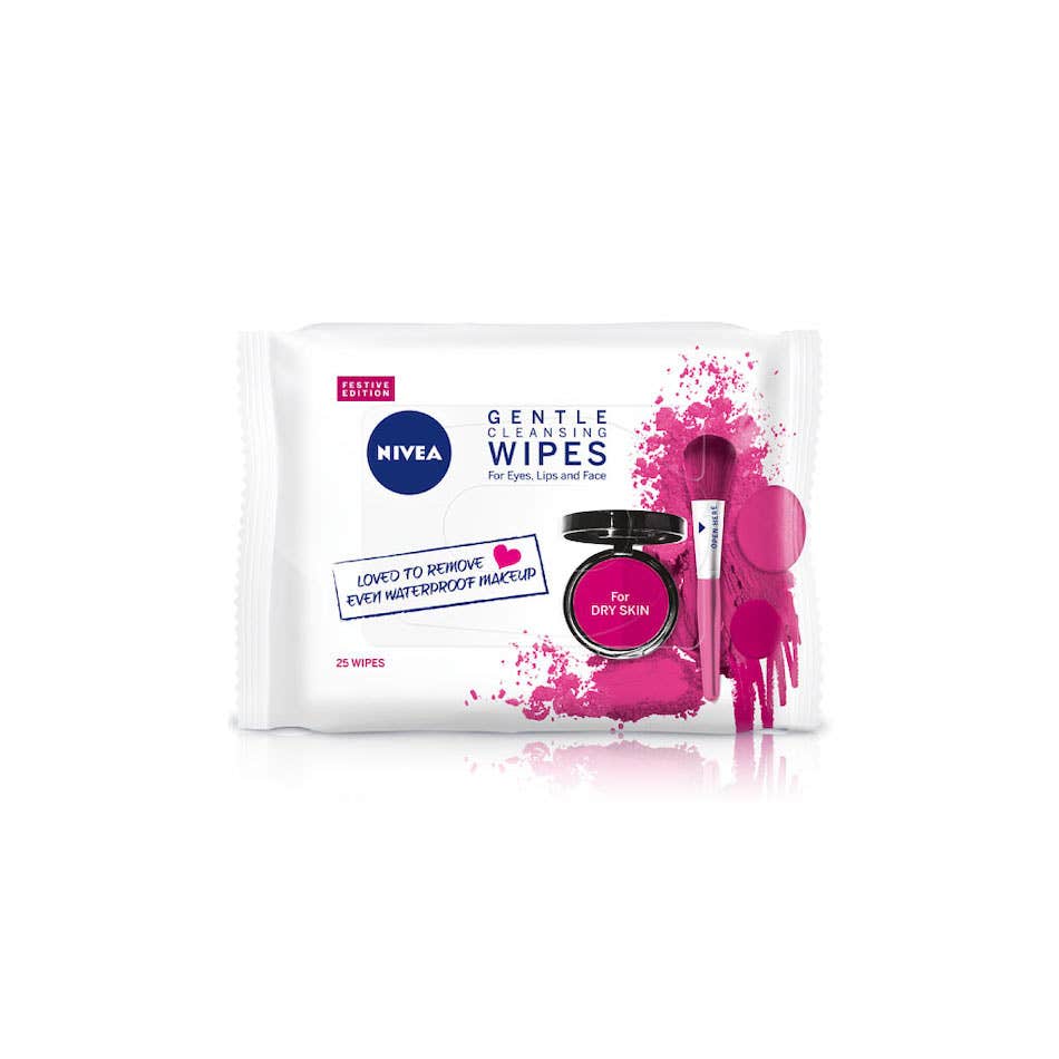 Nivea Biodegradable Cleansing Wipes 25s For Dry Skin