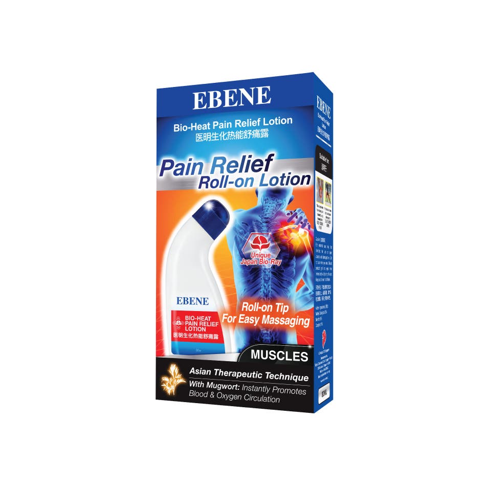 Ebene Bio-Heat Pain Relief Roll-On Lotion