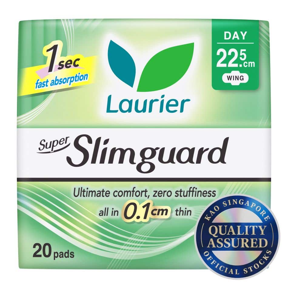 Laurier Super Slimguard Day Pads - Normal Heavy (22.5cm) 20 per pack