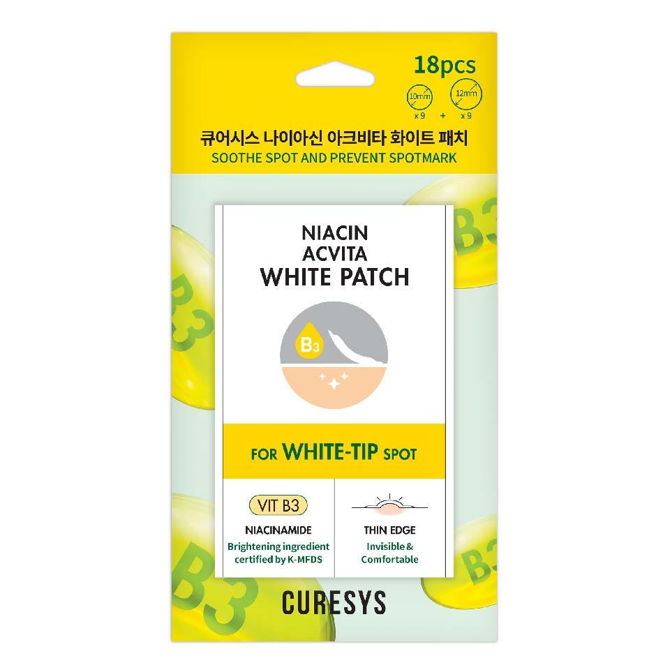 Curesys Niacin Acvita White Patch 18's