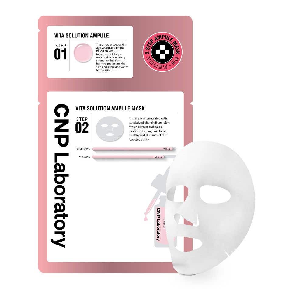 CNP Vita-Brightening Ampule 2-Step Mask