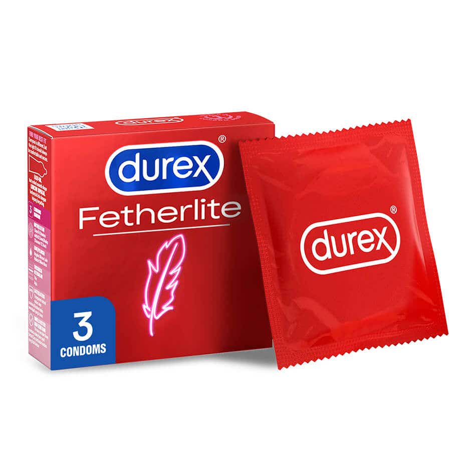 Durex Condom - Fetherlite (52.5mm) 3 per pack