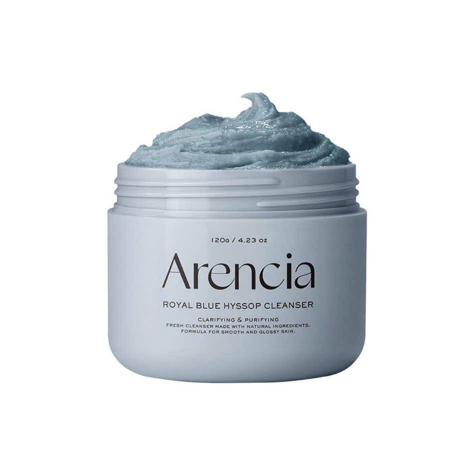 Arencia Rice Mochi Cleanser Fresh Blue Hyssop