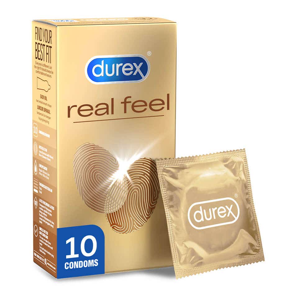 Durex Condom - Real Feel (56mm) 10 per pack