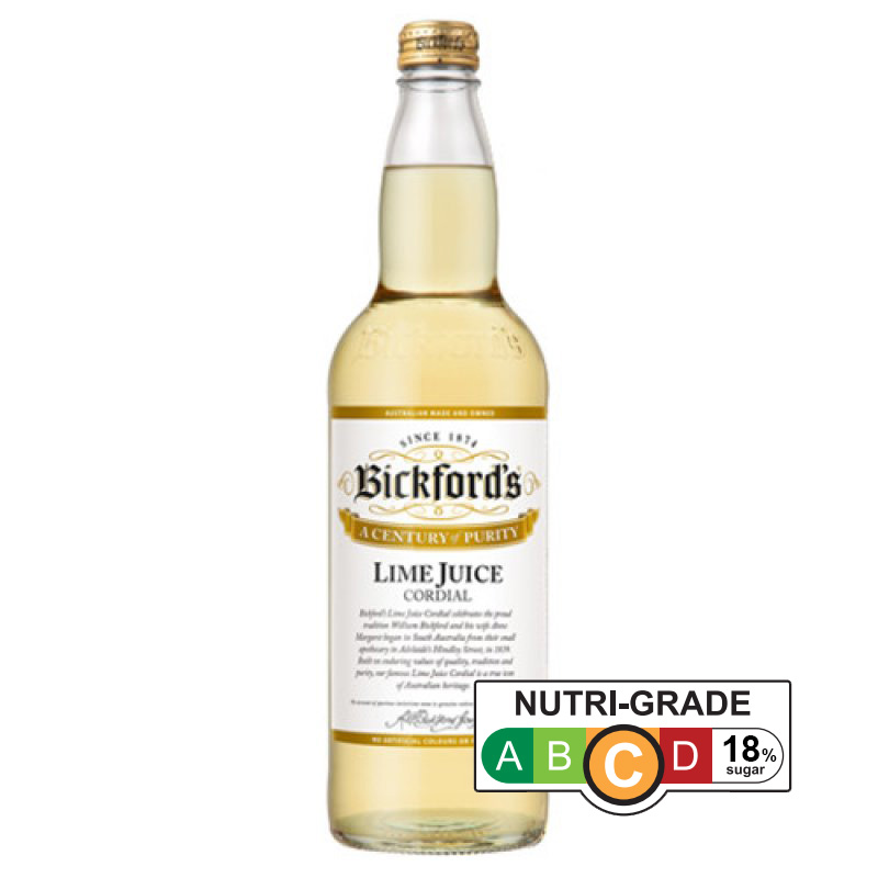 Bickford's Lime Juice Cordial Bottle