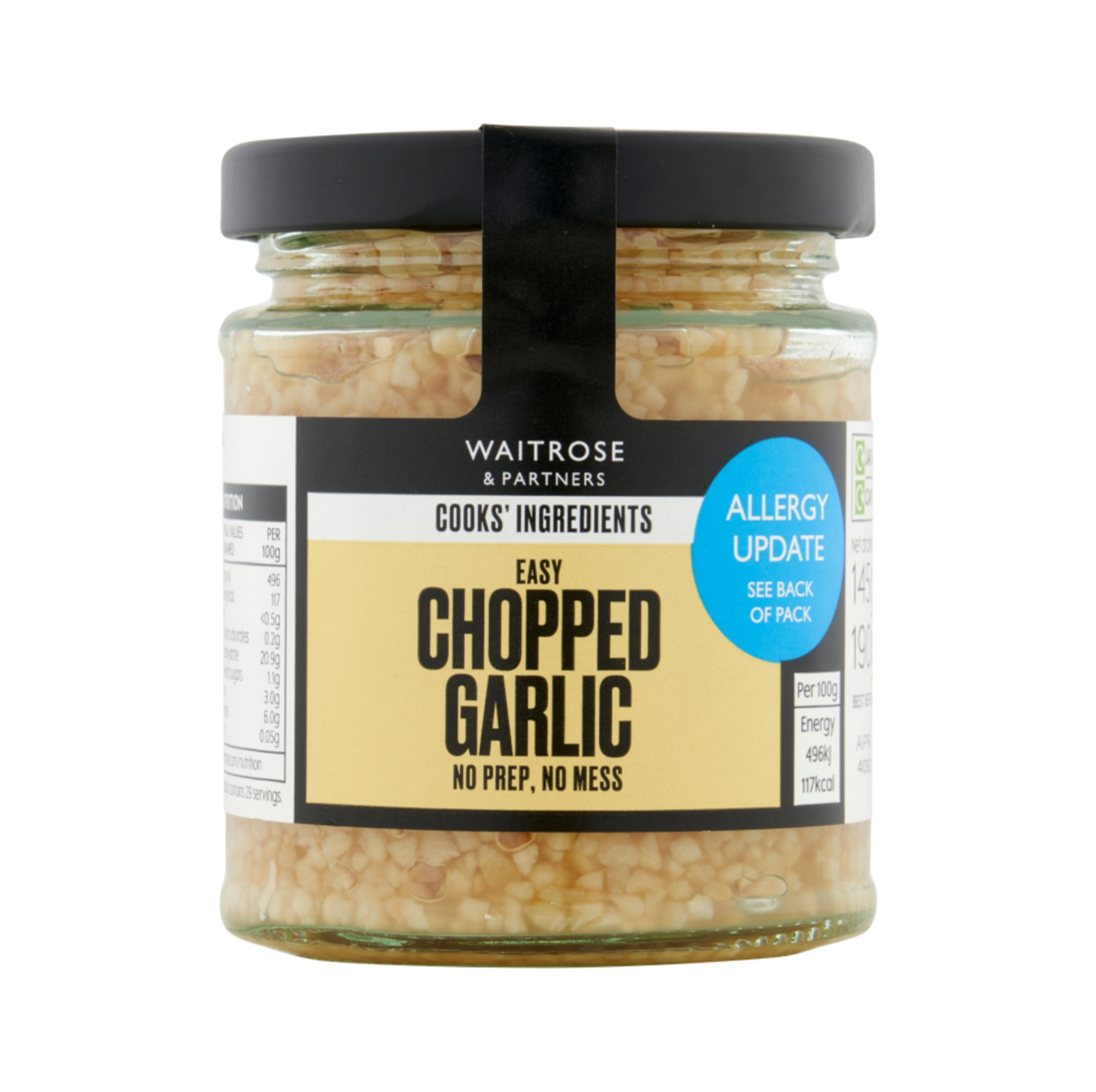 WAITROSE COOK'S Ingredients Chopped Garlic