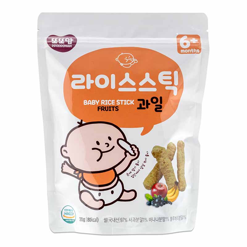 DDODDOMAM Fruits Baby Rice Sticks