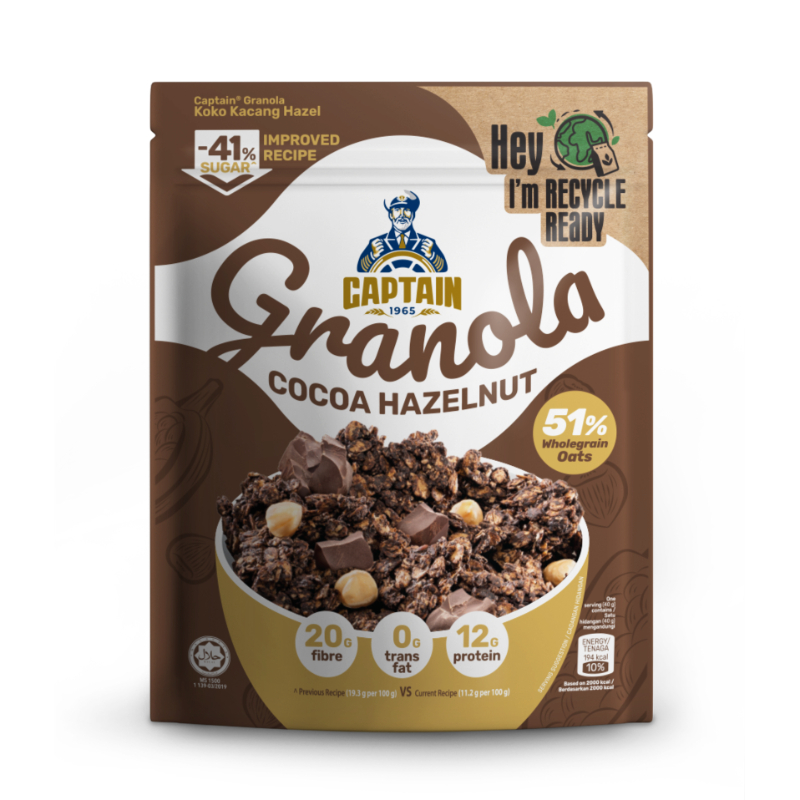 Captain Oats Cocoa Hazelnut Granola