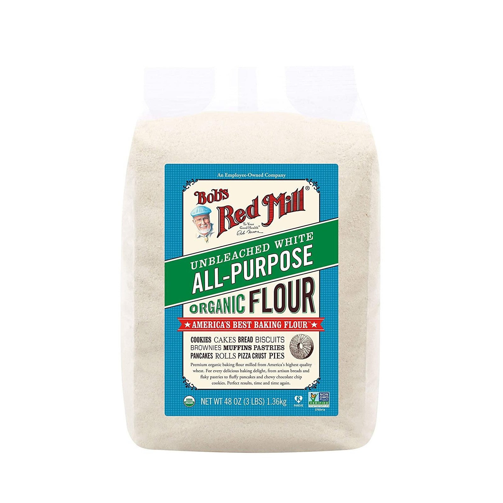 BOB'S RED MILL Unbleached White Flour 48oz