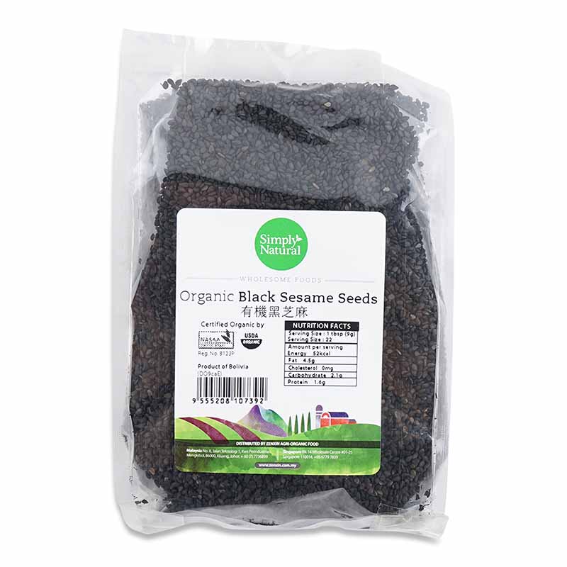SIMPLY NATURAL Organic Black Sesame Seeds