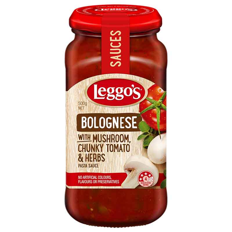 Leggo'S Bolognese With Mushroom Pasta Sauce
