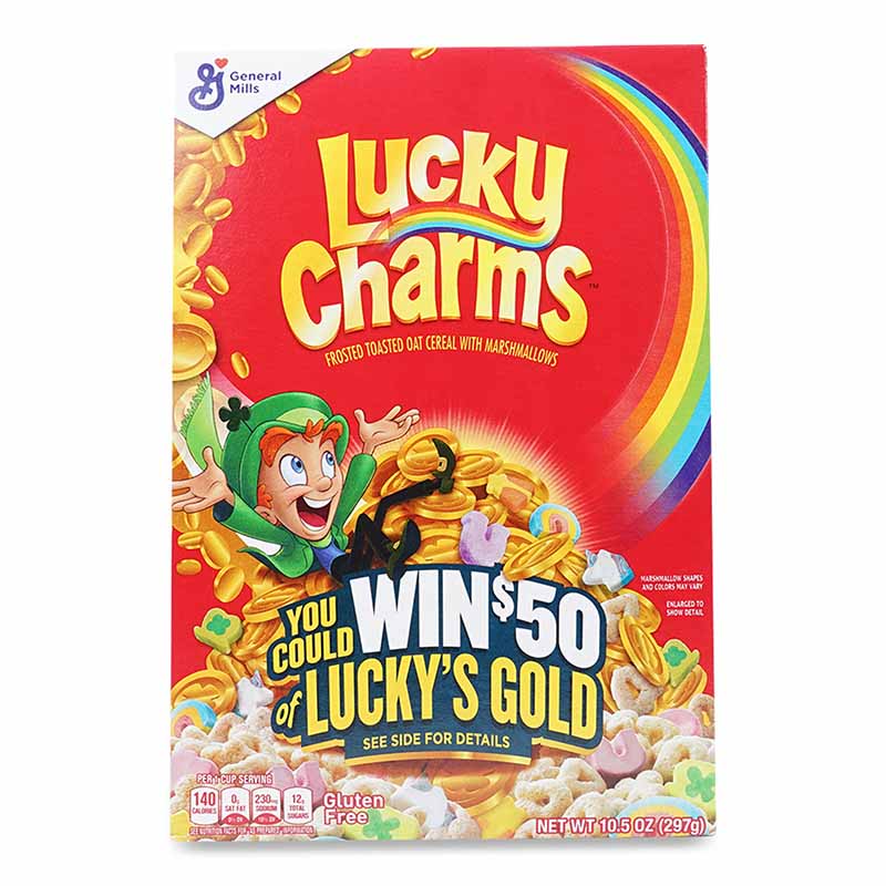 GENERAL MILLS Lucky Charms Cereal 10.5oz