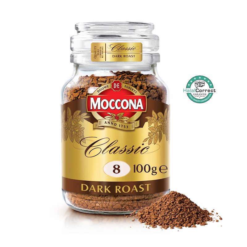 Moccona Classic Intensity 8 Dark Roast Instant Coffee Jar