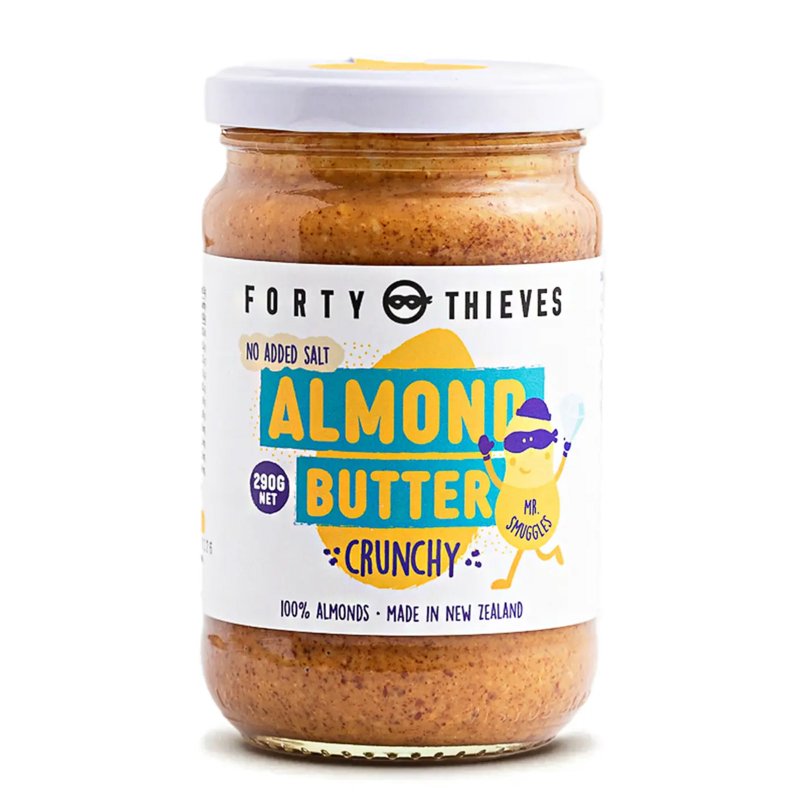 FORTY THIEVES Crunchy Almond Butter Jar