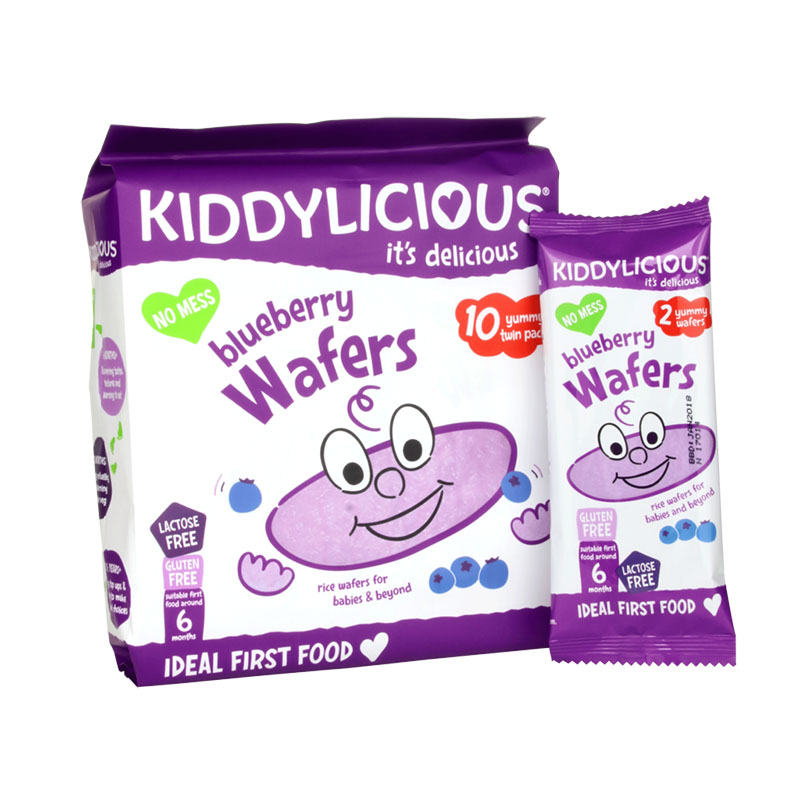 KIDDYLICIOUS Blueberry Rice Wafers