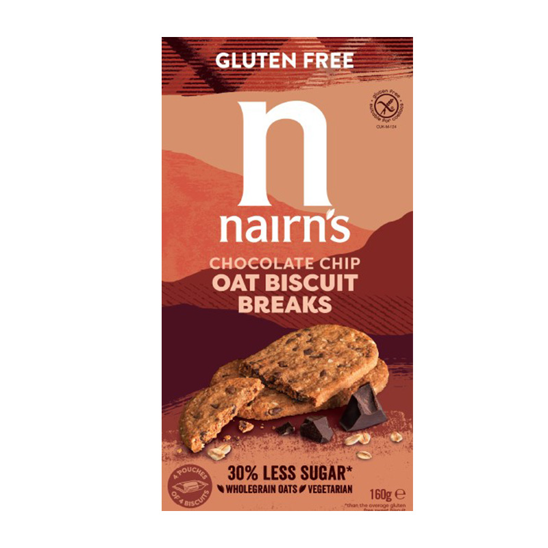 NAIRN'S Gluten Free Chocolate Chip Oat Biscuits