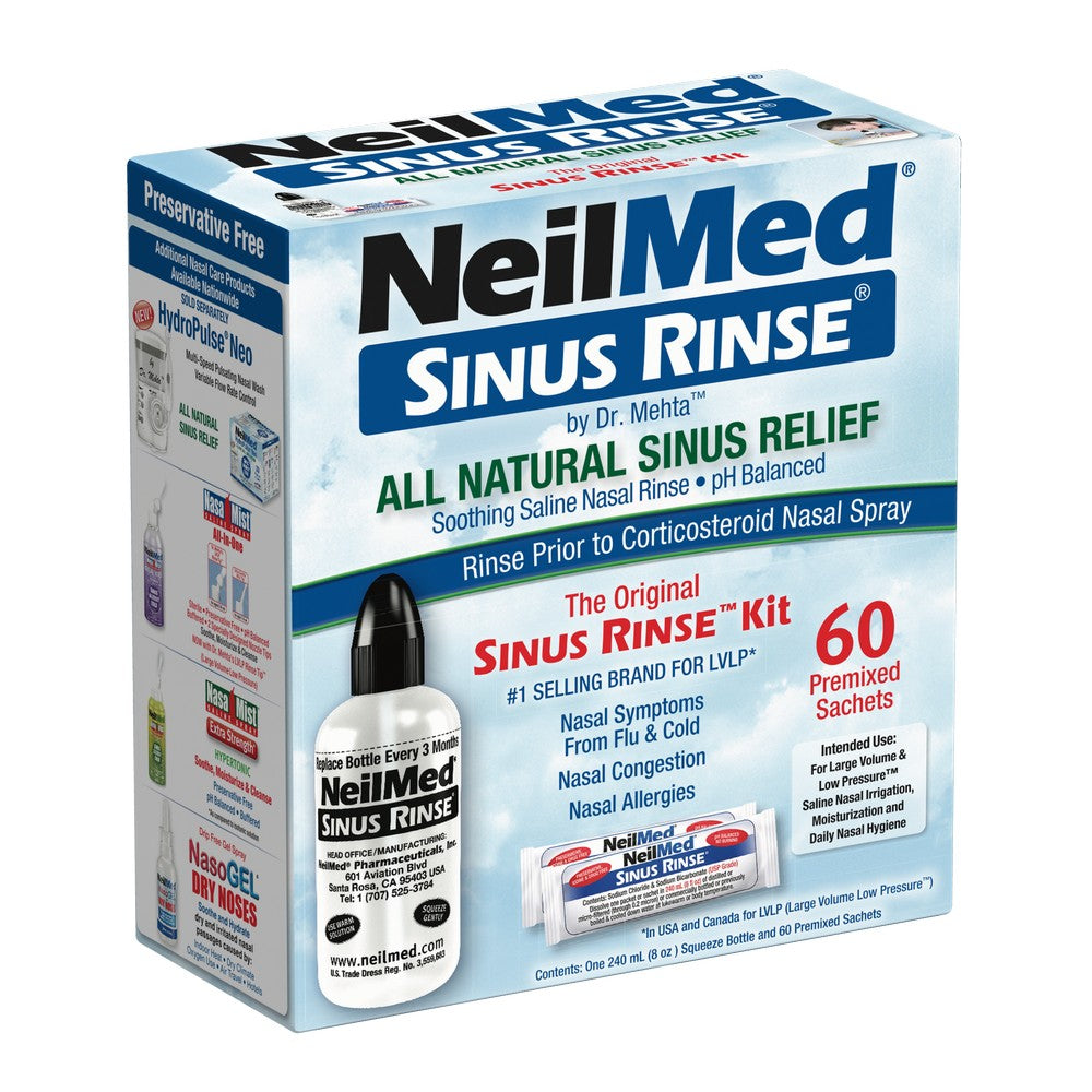 NeilMed Sinus Rinse Kit With 60 Packets - By Medic Drugstore 60 S