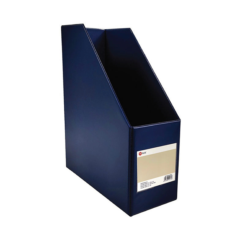 POP BAZIC PVC MAGAZINE RACK BLK 4"