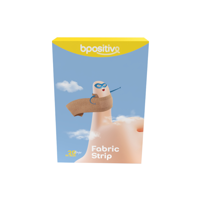 Bpositive Fabric Strip Plasters 20s