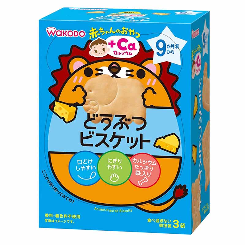 Wakodo Animal Figured Baby Biscuits