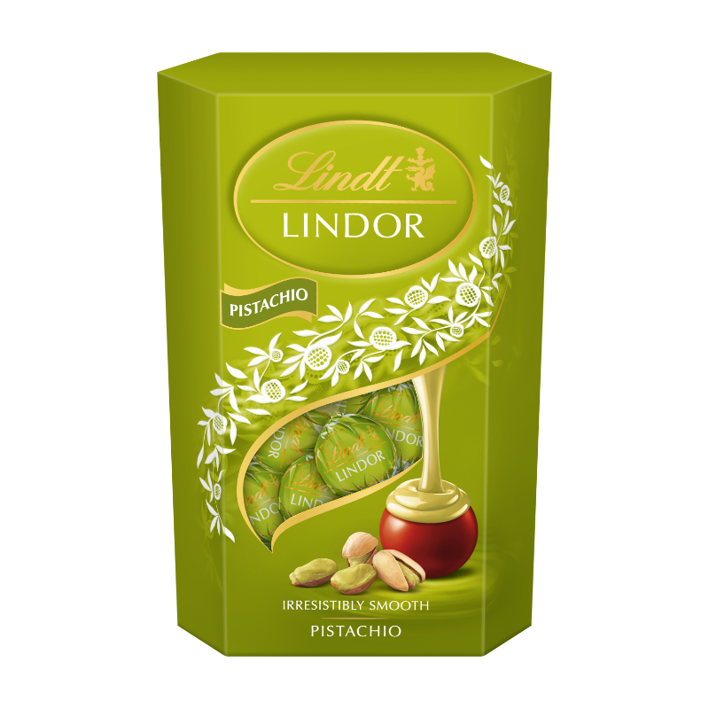 Lindt Lindor Cornet Pistachio Chocolate Gift Box 200g