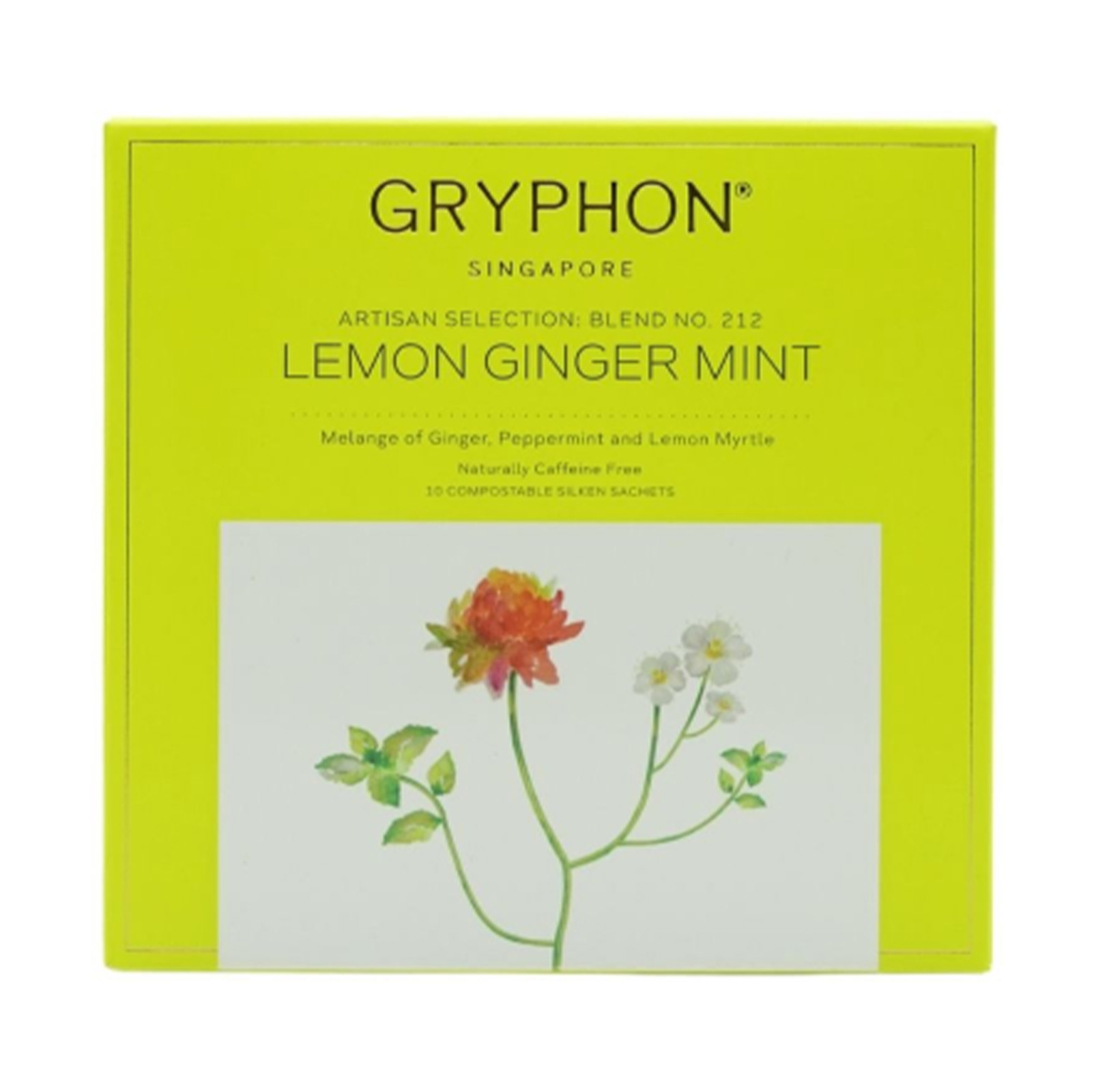 GRYPHON Lemon Ginger Mint Tea Bags