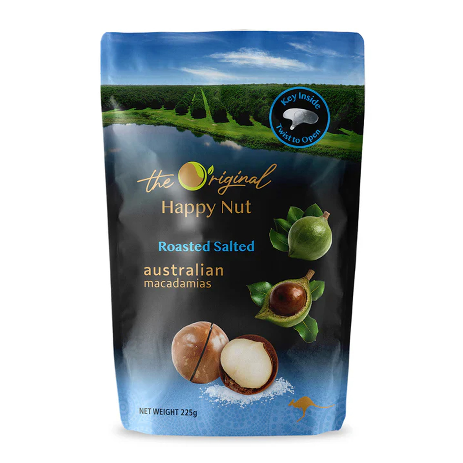 THE ORIGINAL Happy Nut Roasted Salted Macadamia Nuts
