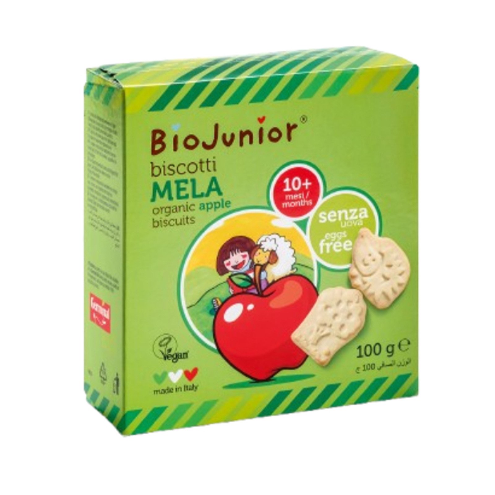 BIOJUNIOR Organic Apple Biscotti