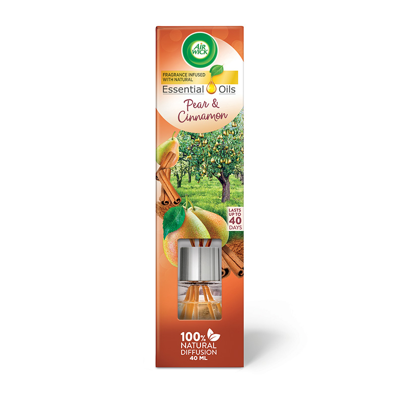 AIRWICK Pear & Cinnamon Reed Diffuser Air Freshener
