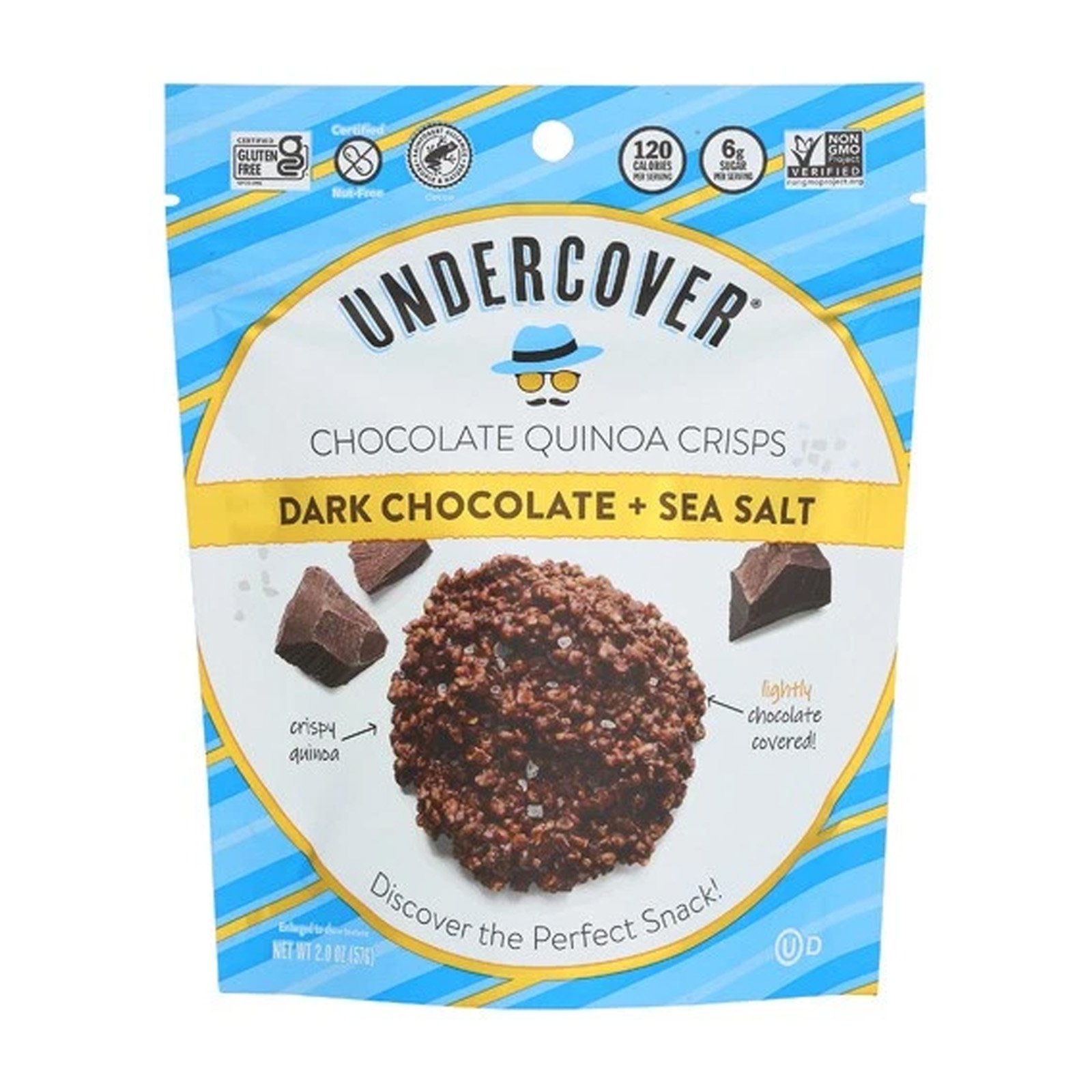 UNDERCOVER Dark Chocolate & Sea Salt Quinoa Biscuits