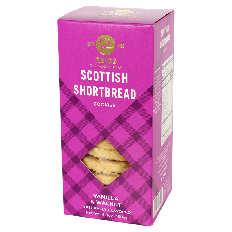 REIDS Vanilla & Walnut Shortbread Biscuits