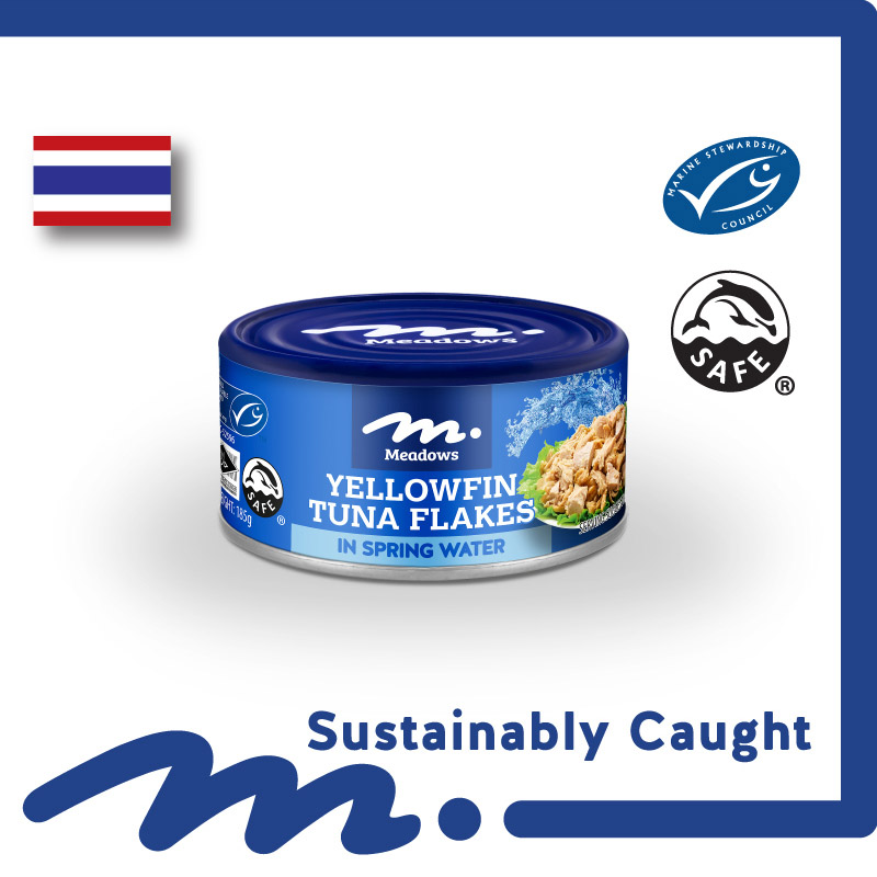 MEADOWS Yellowfin Tuna Flakes in Spring Water