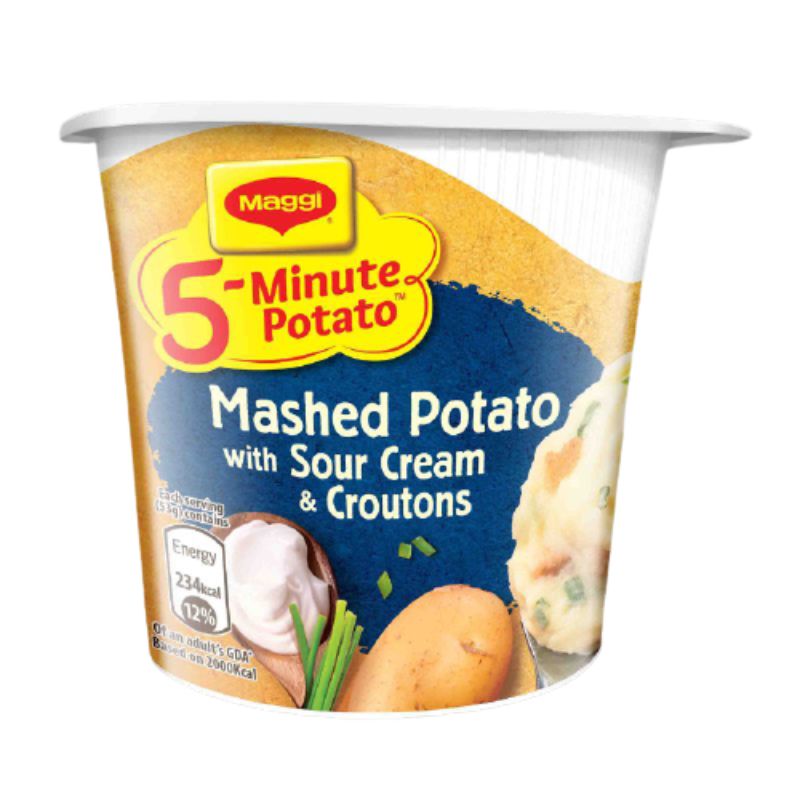 Maggi 5-Minute Sour Cream & Croutons Mashed Potato