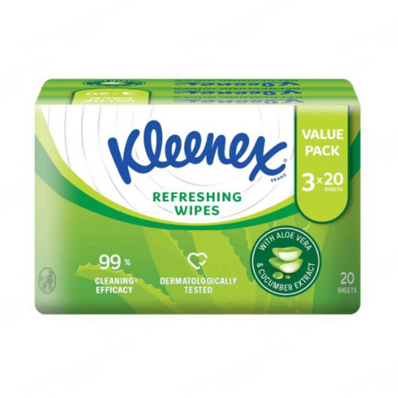Kleenex Refreshing Hands & Face Wet Wipes