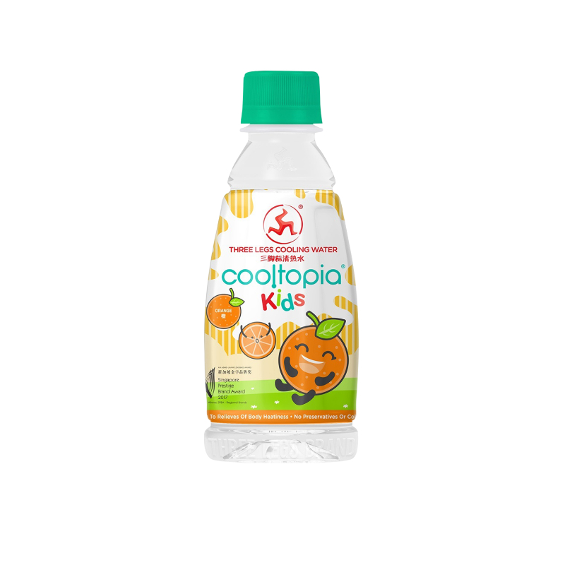 Three Legs Cooltopia Kids Orange Flavoured Water 250ml