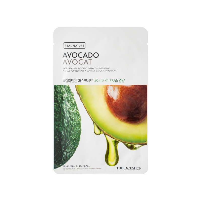 The Face Shop Real Nature Avocado Sheet Mask 1s