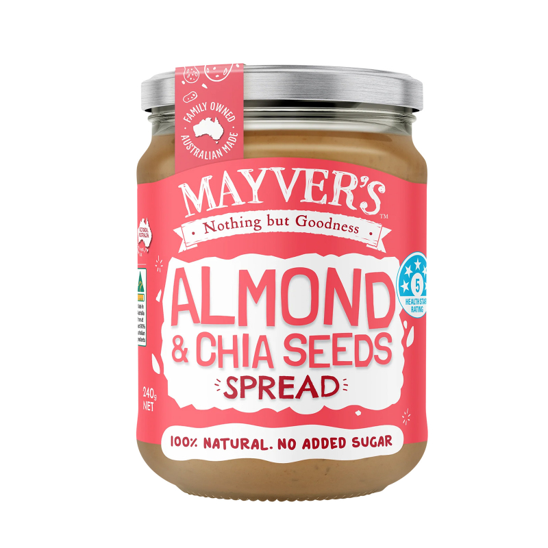 Mayver's Almond & Chia Spread