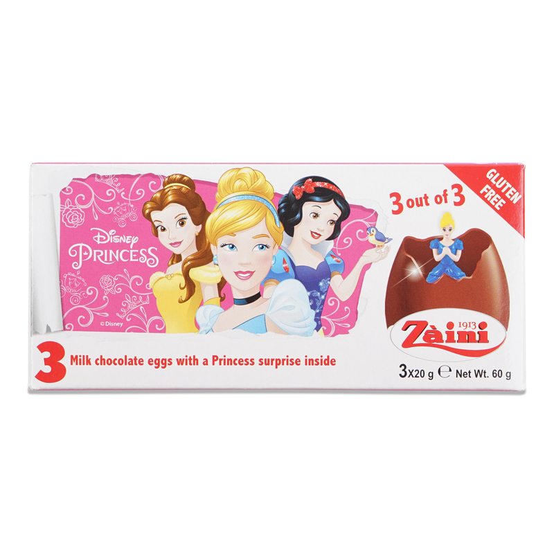ZAINI Disney Princess Chocolate Eggs