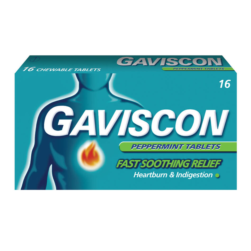 Gaviscon Peppermint Digestive Tablets 16s